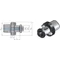 WTO 2358090522 Szerszámadapter, ISO 26623-1, Kombi marótüske adapter, rövid, szárbefogó horony nélkül