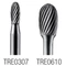 PRECITOOL 444808 TRE0610 Keményfém turbómaró, Csepp alak Z=5