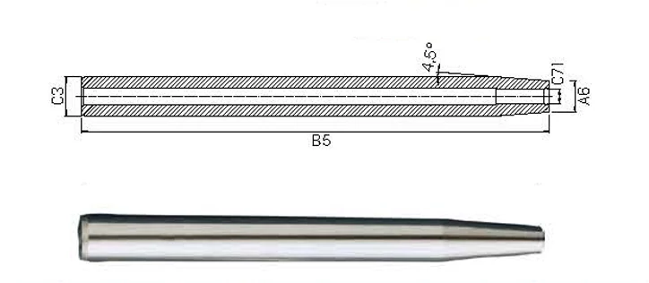 Zsugortokmány hosszabbító 20x08mm HAIMER