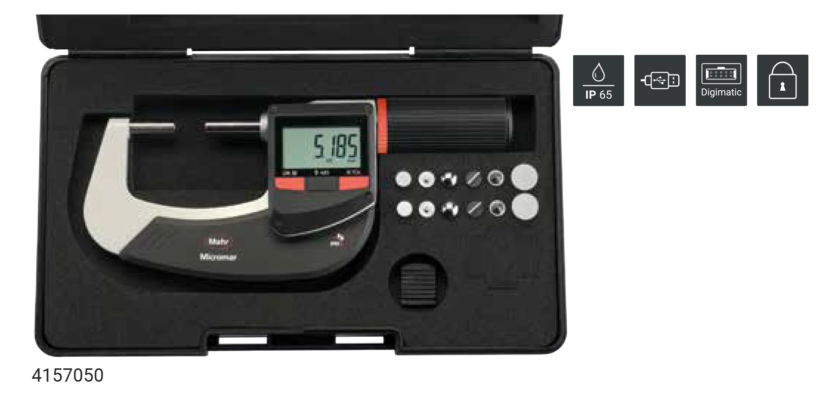 MAHR 4157050 / 08.30 0-25mm, incl. acc. kit