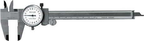 Órás Tolómérő inox 150x 40mm, 0,02mm    PRETEC