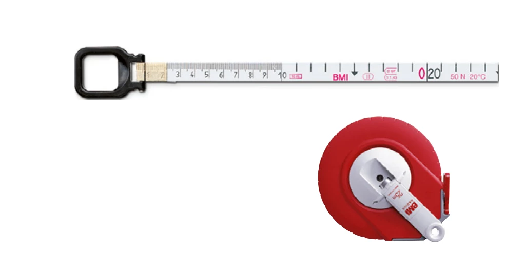 BMI Bandmass, rostfreiKapsel RADIUS
