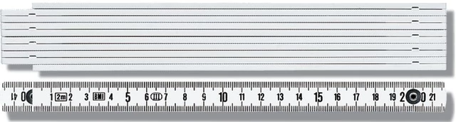 BMI 363100 2 Összehajtható mérőléc, műanyagból