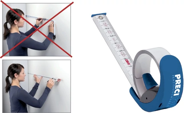 PRETEC 363650 2 Zseb-mérőszalag, PRECImeter