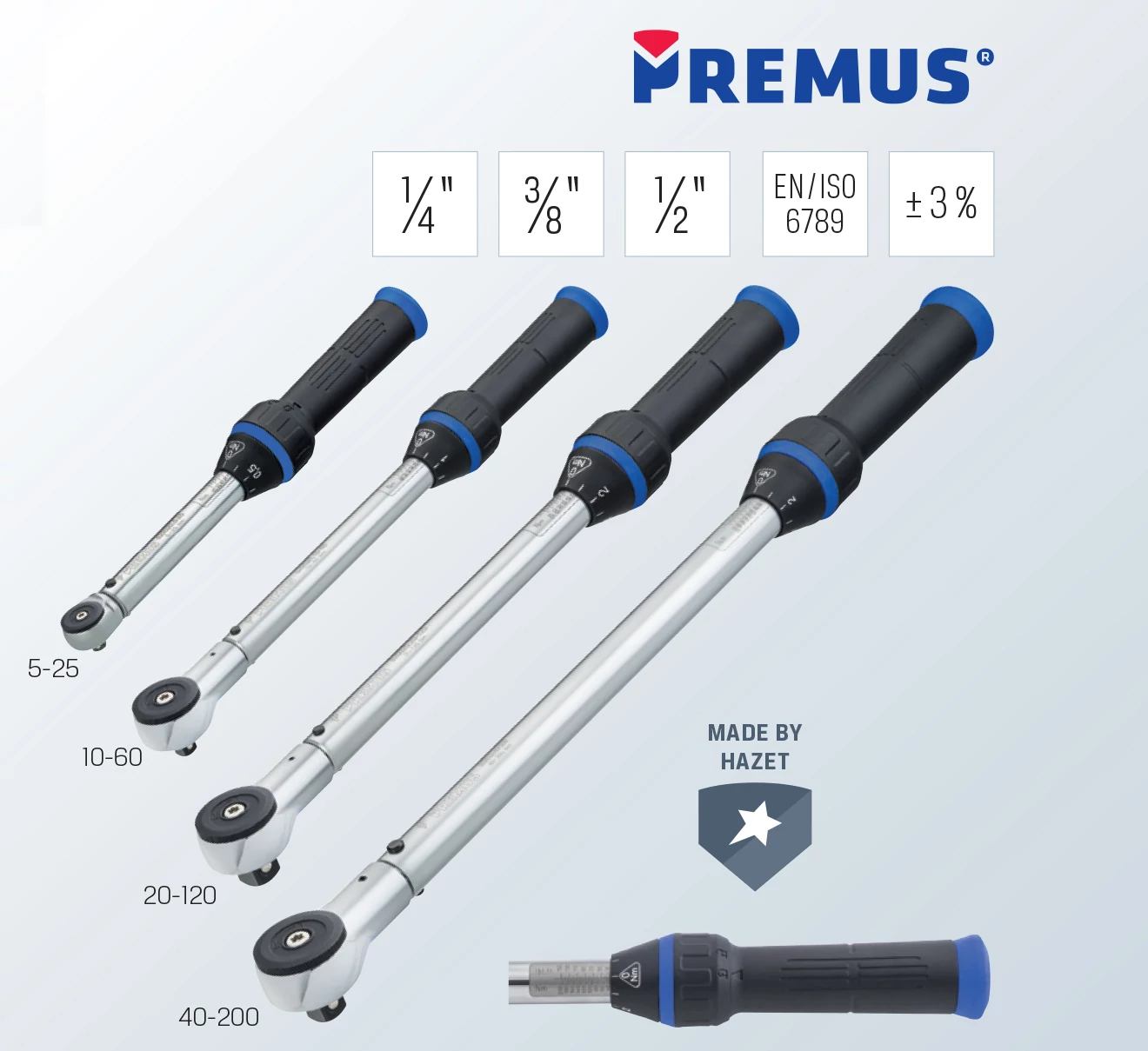 Premus Nyomatékkulcs 20-120