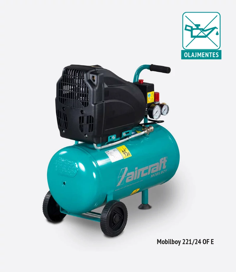 Aircraft Mobilboy 221/24 OF E olajmentes kompresszor