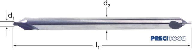 PREMUS 105600 2,50 Központfúró, HSS 60° A alak hosszú