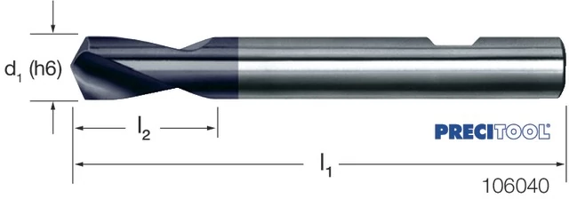 PREMUS 106040 10,0 NC központozó, HSS-Co 120° TiAlN