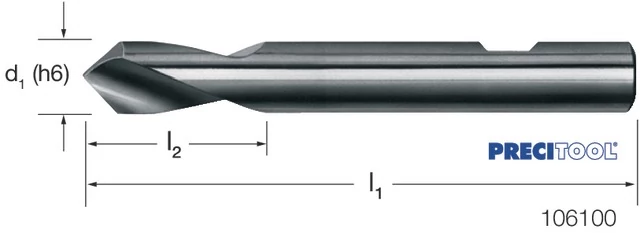 PREMUS 106100 10,0 NC központozó, HSS-Co 90°