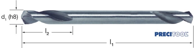 PRETEC 106500 4,00 Csigafúró, HSS kétoldalas