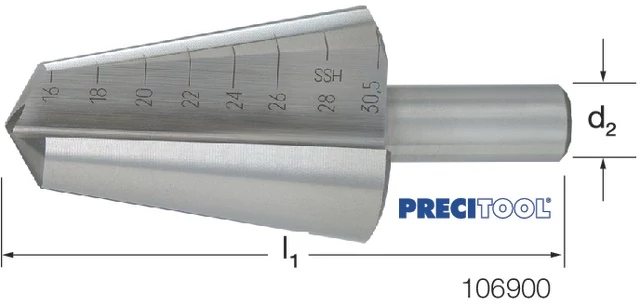 PREMUS 106900 3-14 Lemezfúrók, HSS