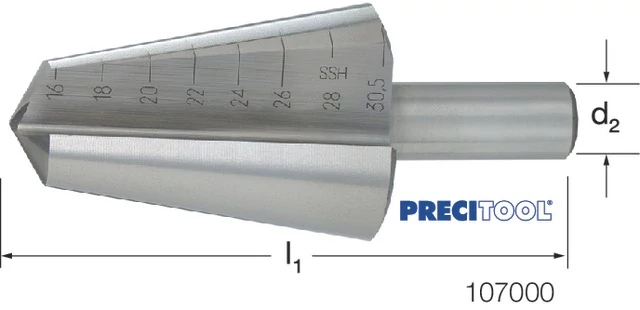 PREMUS 107000 16-30,5 Lemezfúrók, HSS-Co