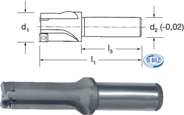 BILZ 113750 18,0 Felfúró- és horonymaró szerszám, rövid UNW típus