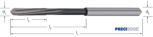 PREMUS 125500 2,84 Gépi dörzsár, HSS-Co 1/100 emelkedés