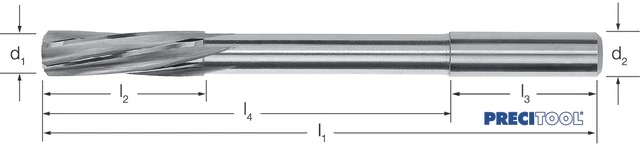 PREMUS 125600 4,48 Gépi dörzsár, Tömör keményfém 1/100 emelkedés