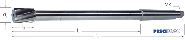 PREMUS 128200 22,0 Gépi dörzsár, HSS-Co hosszú Morse-kúpos szár