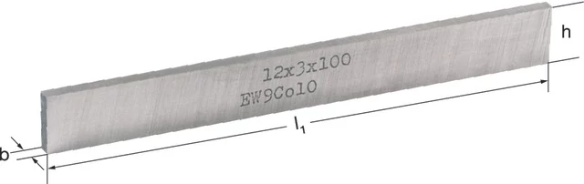 PRETEC 193100 20X10X160 Betétkés, HSS-Co négyszögű