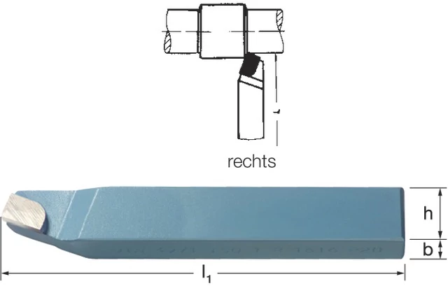 PRETEC 194060 10X10 Esztergakés, jobbos K20