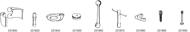 MULTI-SUISSE 231890 A Alkatrészek, Négylapfejű csavar esztergakés rögzítéshez gyorsváltó késtartóhoz