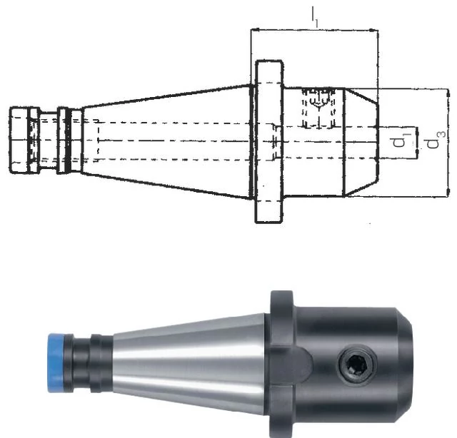 PRETEC 240010 40/06 Weldon-befogó tokmány, rövid