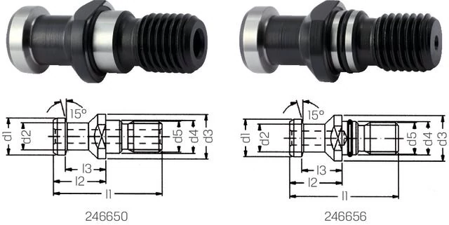 ROBERT KOCH 246650 30 Behúzócsapok, DIN 69872 AD átmenő furattal