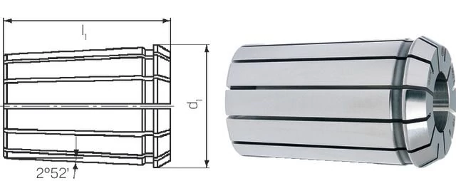 FAHRION 248020 16,0 Befogópatron, DIN ISO 10897 régi DIN 6388 OZ dupla hornyolt Type 415E Form B befogási tartomány 2-16 mm