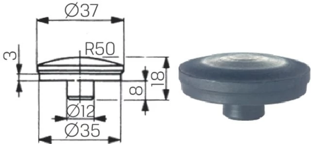 AMF 295800 37 Golyós rögzítő