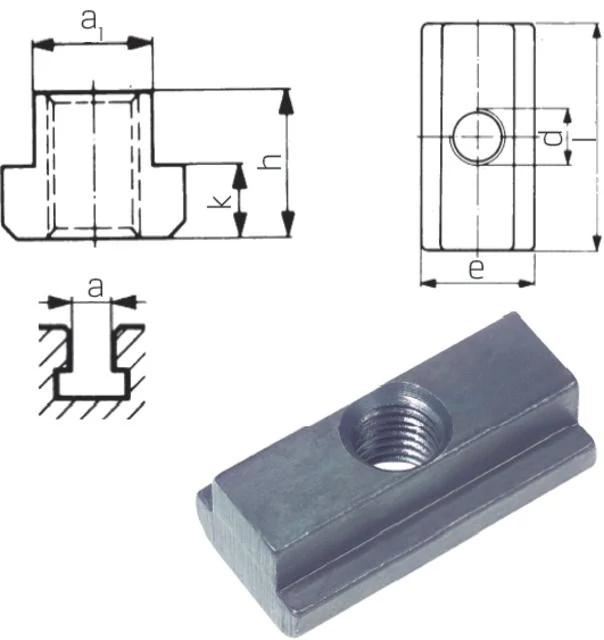 AMF 297600 12/M10 T-hornyos anya, hosszú