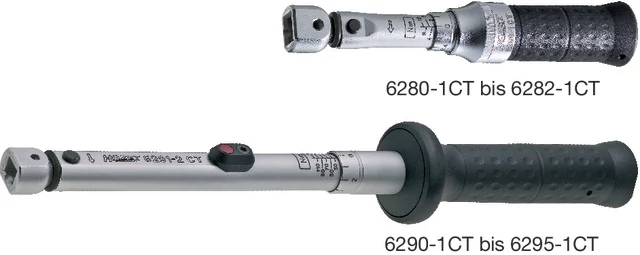 HAZET 523150 6291-2CT Nyomatékkulcs, négyszög befogóval, beállítható, automatikus kioldással