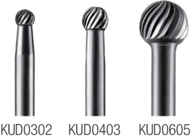PRETEC 444800 KUD0605 Keményfém turbómaró, Gömb alakú keresztfogazású Z=4