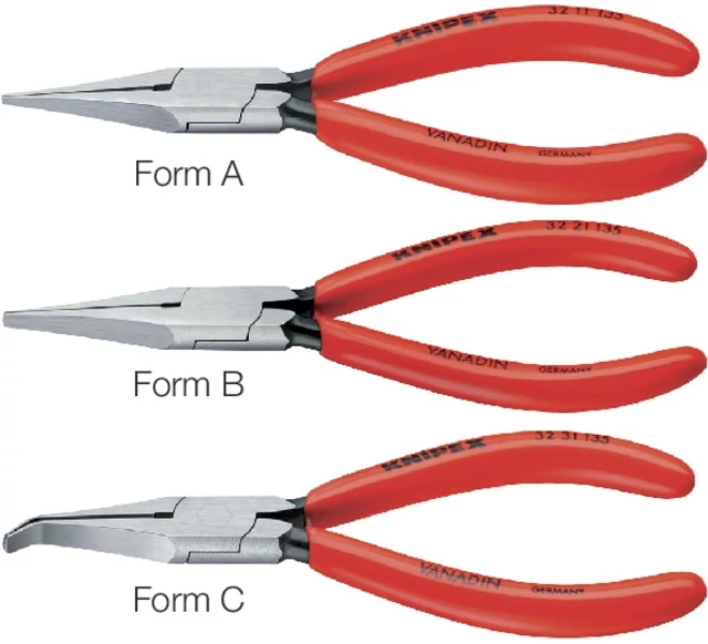 KNIPEX 553003 B Jusztírozó fogó, polírozott, műanyaggal bevont markolattal