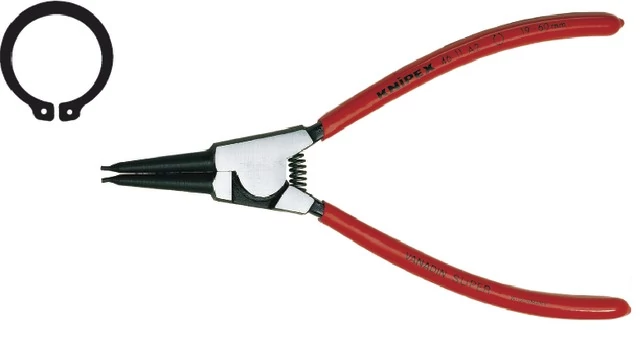 KNIPEX 554103 A0 Seeger-gyűrű fogó, A alak, egyenes