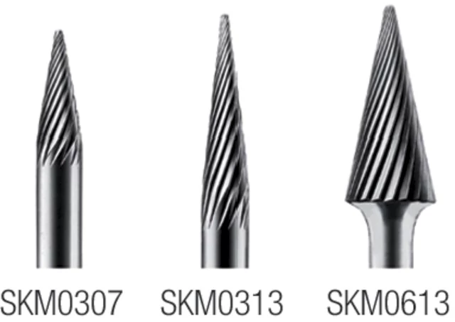PRETEC 444810 SKM0307 Keményfém turbómaró, Hegyes gömb alakú standard fogazás Z=3