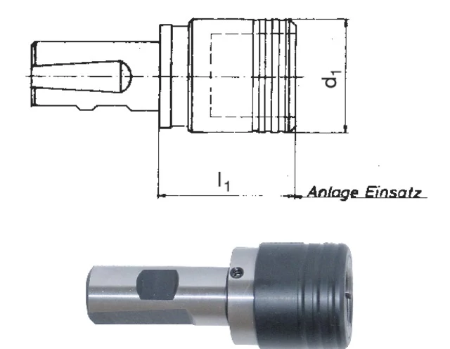 PREMUS 246414 25/M3-12 Gyorsváltó menetvágó tokmány, DIN 1835 B