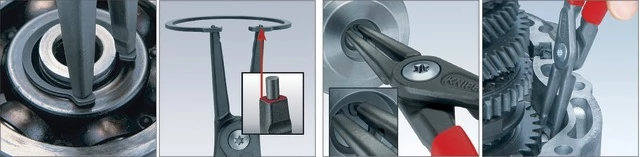 KNIPEX 554160 A4 Seeger-gyűrű fogó, A alak, egyenes