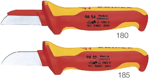 KNIPEX 558140180 VDE kábelkés, többkomponensű burkolattal