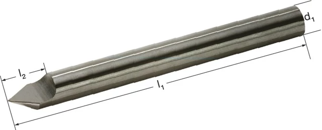 PRETEC 193285 5X50 Gravírkés, Tömör keményfém D alak 60°