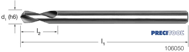 PREMUS 106050 8,0 NC központozó, HSS-Co 120° hosszú