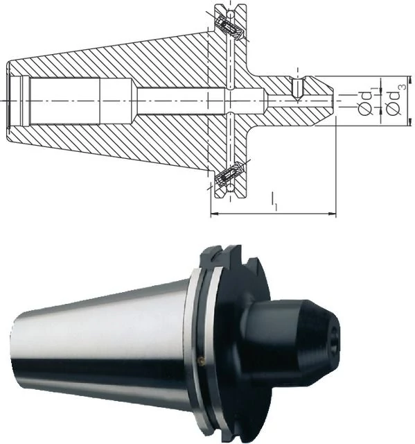 PREMUS 240505 50/25 Weldon-befogó tokmány, ultra rövid