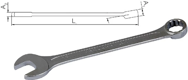 PROJAHN 501350 22 Csillag-villáskulcsok, hosszú