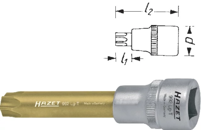HAZET 516939 T55 Csavarhúzó betét, 1/2