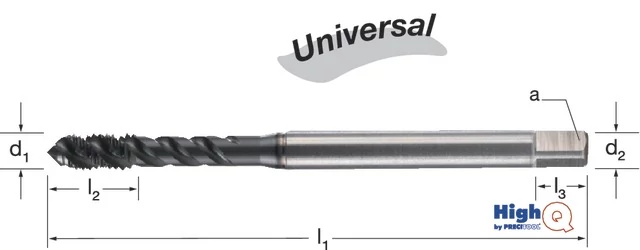 PREMUS 132295 G1/2-14 Gépi menetfúró HighQ, HSSCo-PM Hardlube