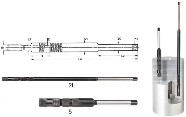 PRETEC 138605 5L Menetfúró hosszabbító, TE belső hűtéssel h6
