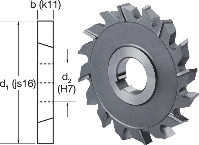 PREMUS 153531 125X6,0X32 Tárcsamaró, N típus keresztfogazású