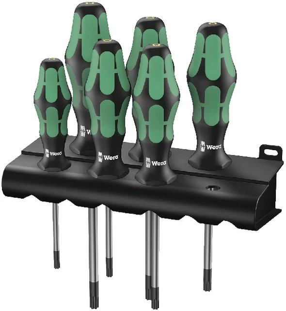 WERA 505642 6 TORX csavarhúzó készlet, Kraftform Plus nyéllel