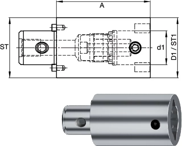 SWISS TOOLS 2390180019 Hosszabbító