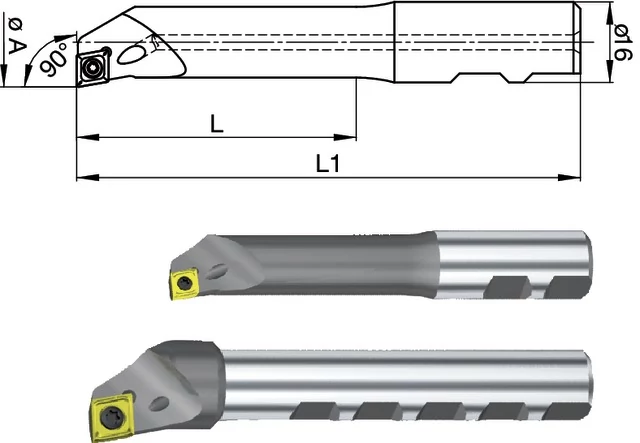 SWISS TOOLS 2390450001 Kiesztergáló kés, Ø 9,75 - 48,1