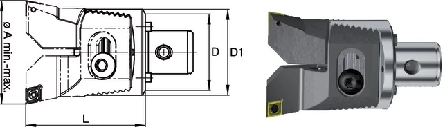 SWISS TOOLS 2390280010 Kétélű fej