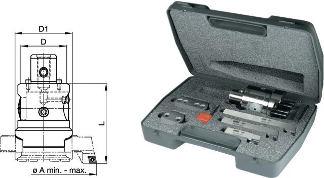 SWISS TOOLS 2390050002 Kiesztergáló készlet, Ø86-302