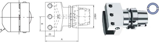 SWISS TOOLS 2370044020 Szerszámtartó, radiális